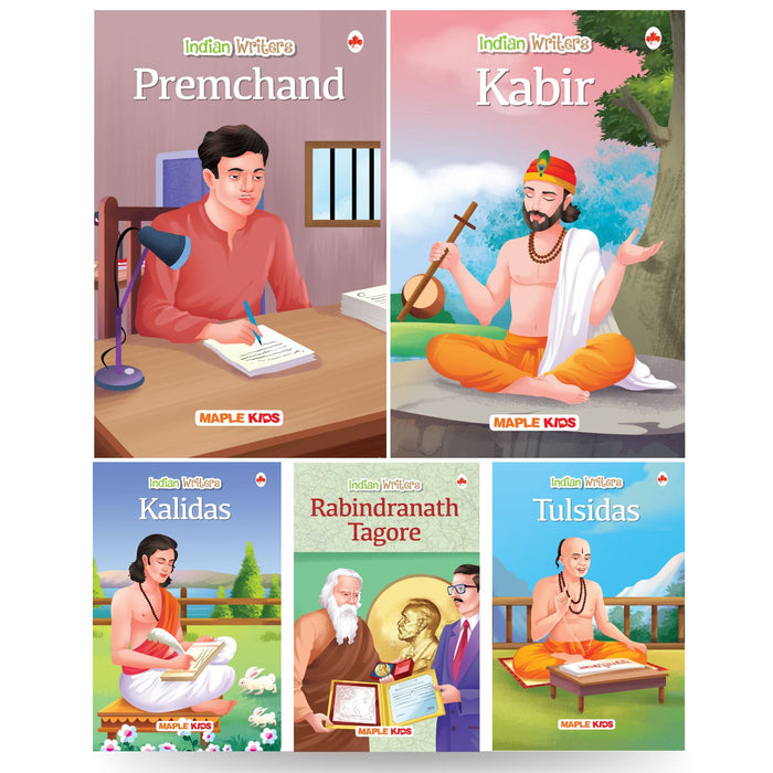 Story Books for Kids - Indian Writers (Set of 5 Books) (Illustrated)