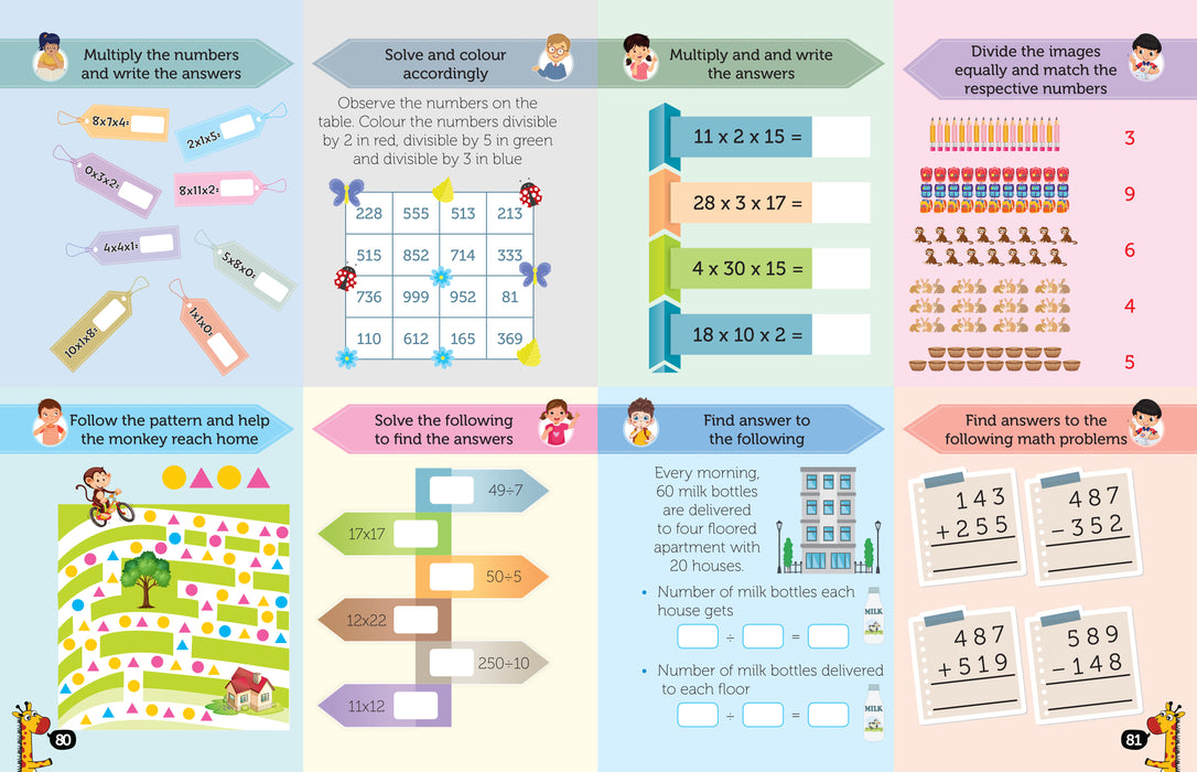 Activity Book for Kids - 400+ Math Activities