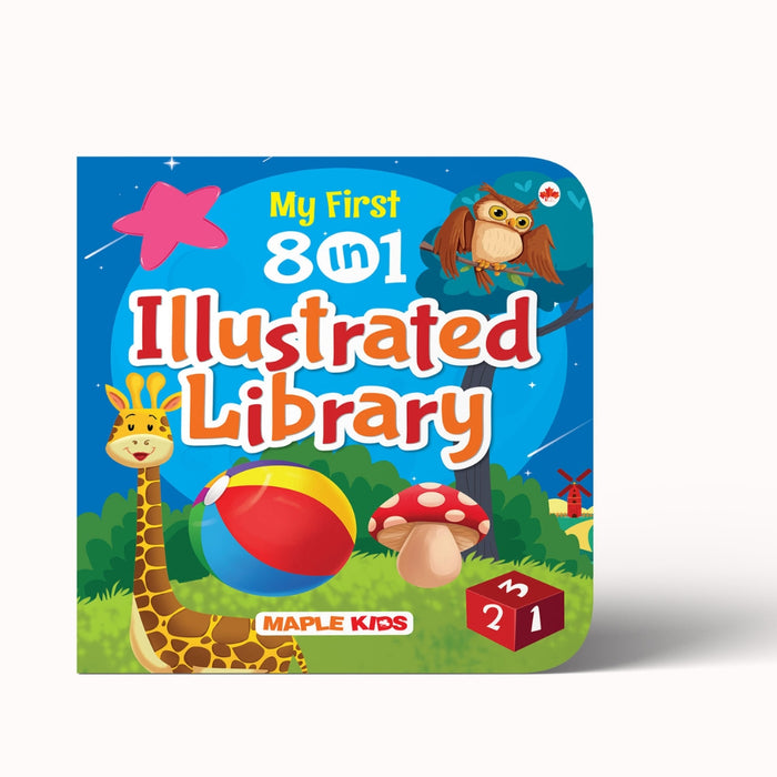 My First 8 in 1 Illustrated Library Board Book