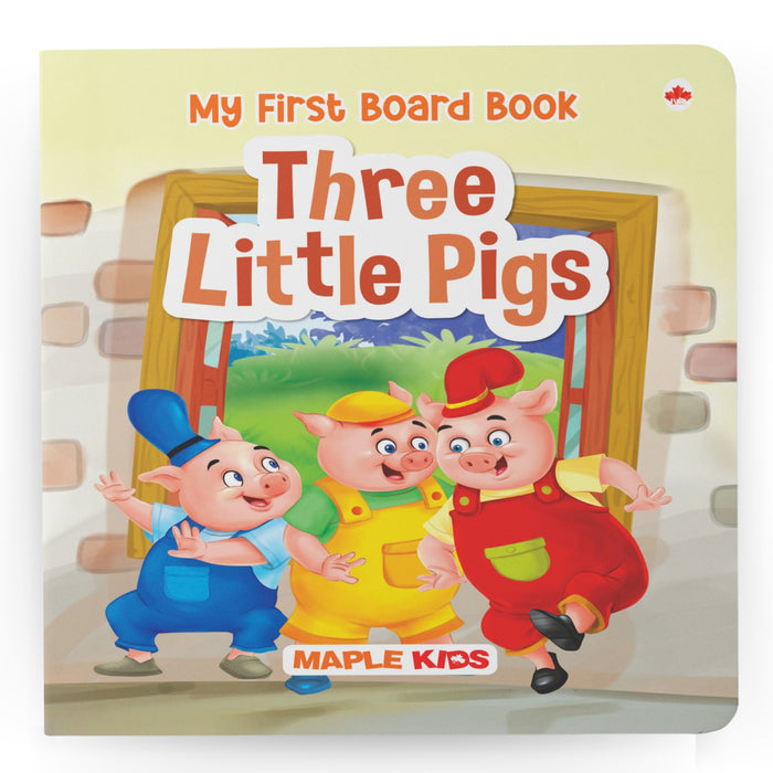 Three Little Pigs - Illustrated Board Book for Children