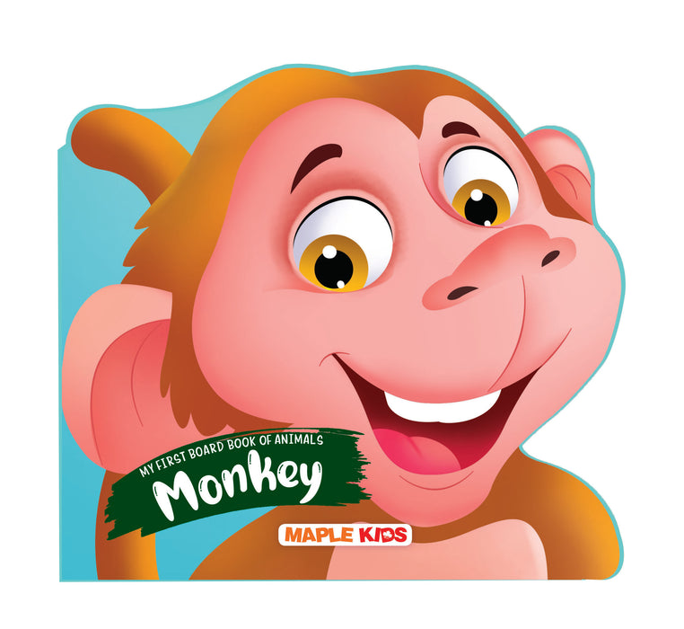 My First Board Book Animals - Monkey