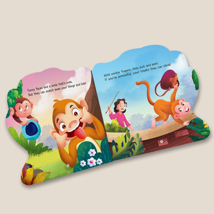 My First Board Book Animals - Monkey