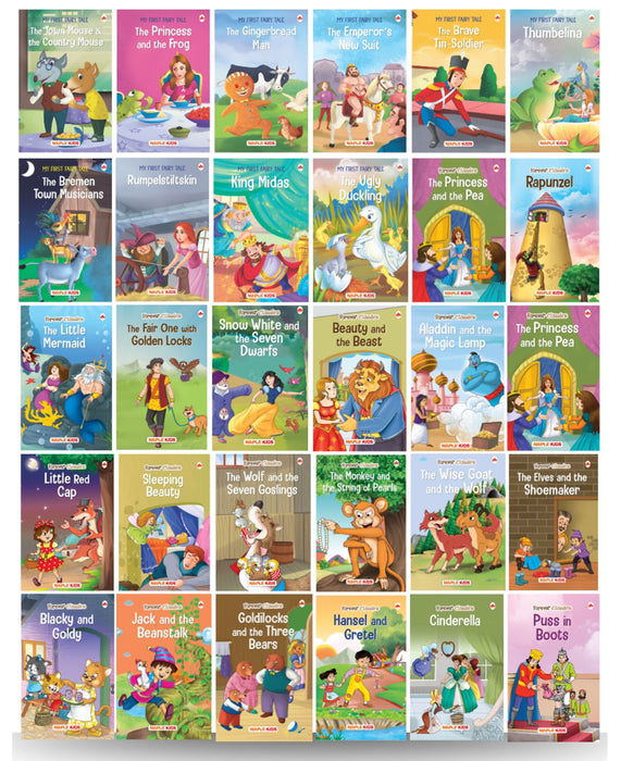 Story Books for Kids (Set of 30 Books) (Illustrated)