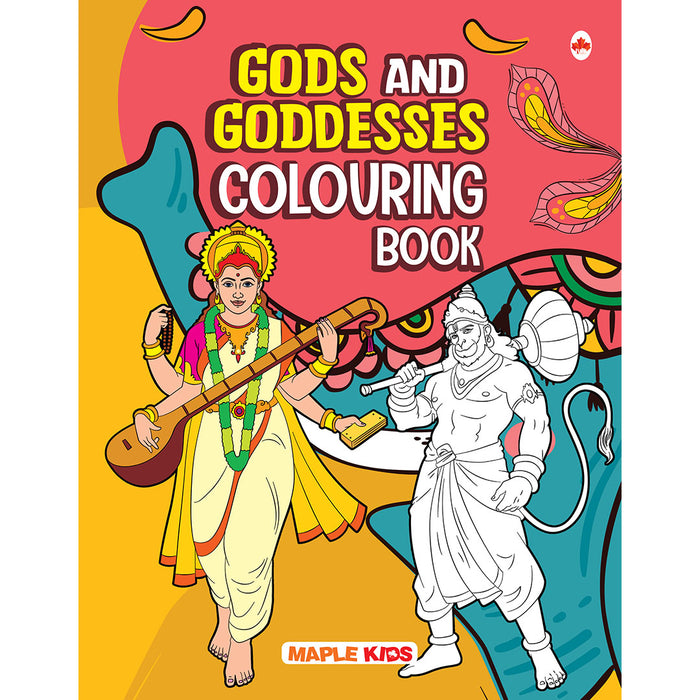 Colouring Book for Kids - Gods and Goddesses