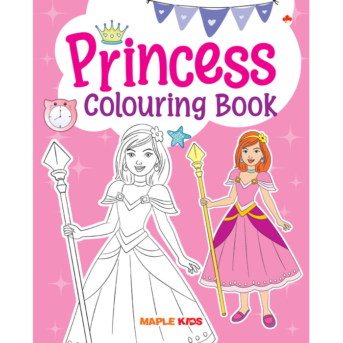 Princesses Colouring Book for Kids - Colouring Activity Book