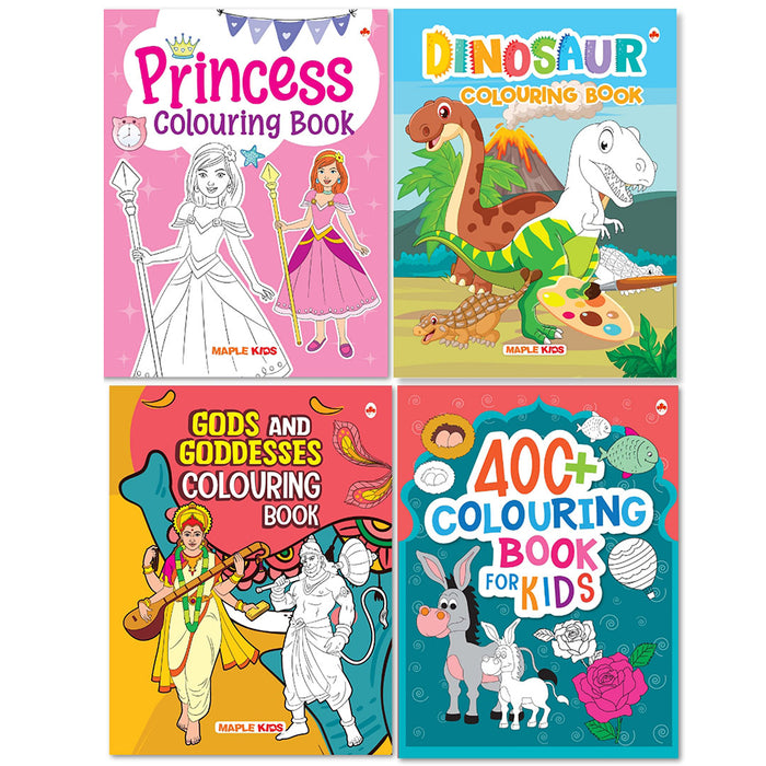 Colouring Books (Set of 4 Books)