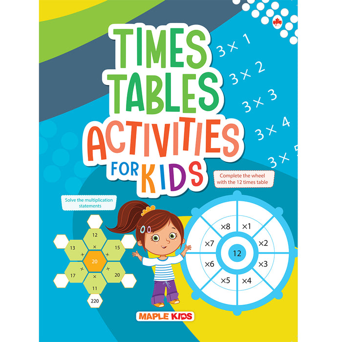 Times Tables Activity Book for Kids