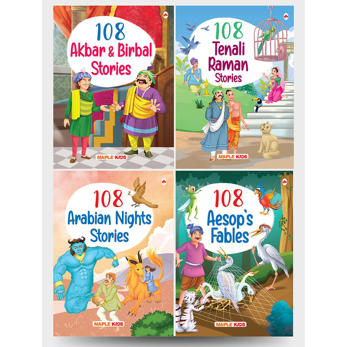 Story Books for Kids - 430+ Stories (Set of 4 Books)