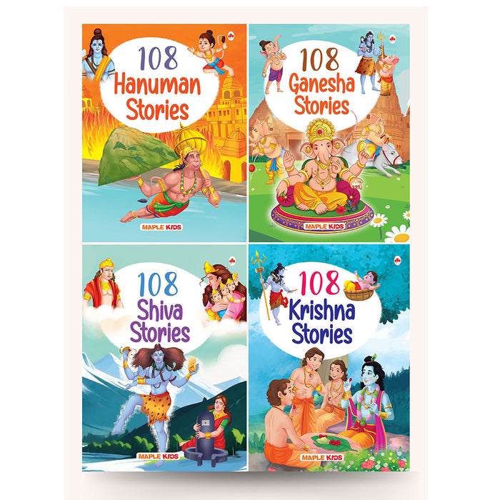 Story Books for Kids - 430+ Stories (Set of 4 Books)