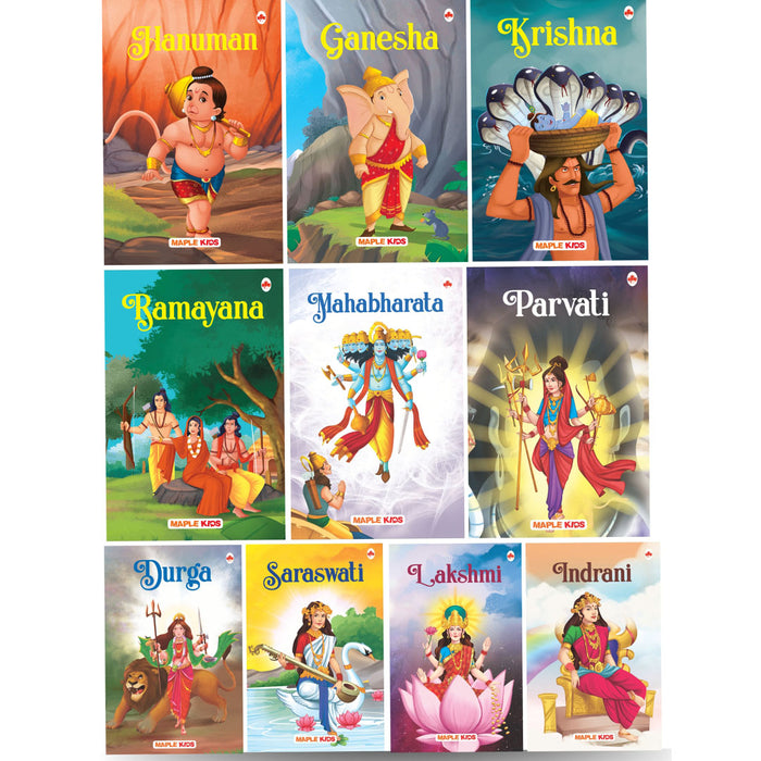 Story Books for kids - Gods and Goddesses (Set of 10 Books)