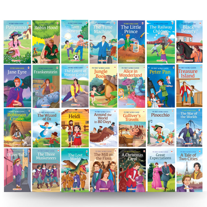 Story Books for Kids - World Classic (Abridged) (Set of 28 Books)