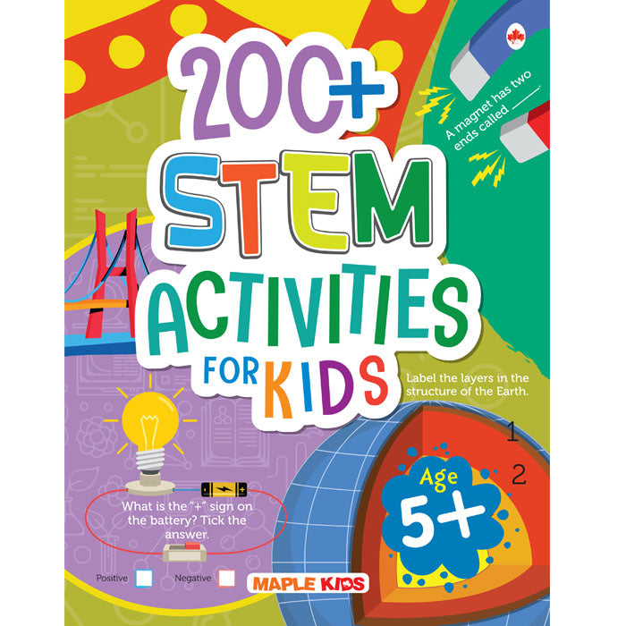 200+ STEM Activities - Brain Activity Book for Kids