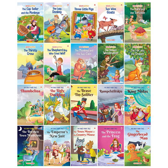 Fairy and Moral Stories (Set of 20 Books) — Maple Press